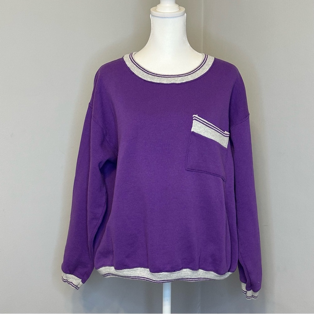 Vintage Maximum Sweats by Tultex Purple Sweatshirt